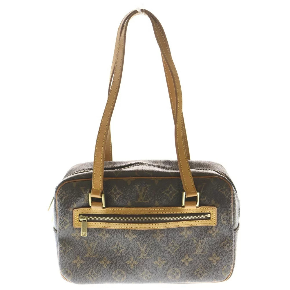LOUIS VUITTON Monogram Cite Shoulder Bag Handbag Leather